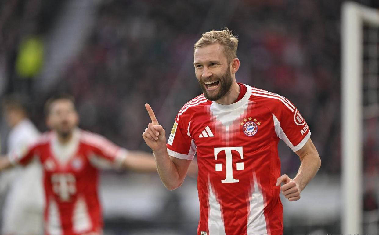 德甲最新积分战报：拜仁狂胜凯恩帽子戏法，稳稳领跑领先莱比锡8分